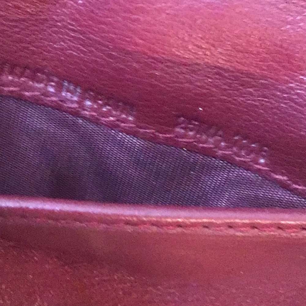 Dior Burgundy Red Card Holder with Box - Picture 10 of 16